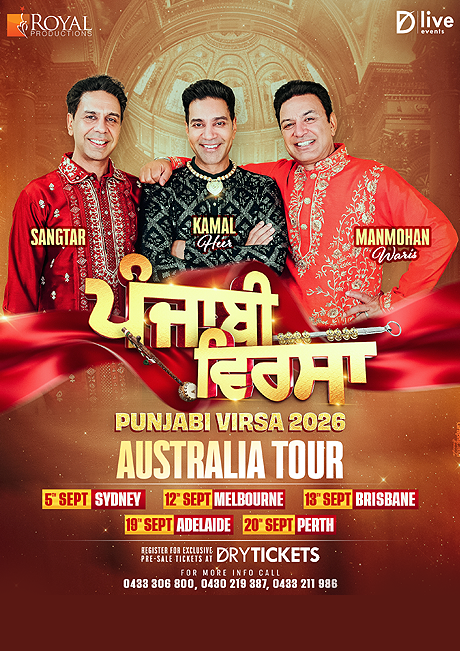 Punjabi Virsa 2026 Live In Melbourne - Manmohan Waris, Kamal Heer & Sangtar